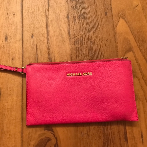 Coach Handbags - Michael Kors Hot Pink Wristlet